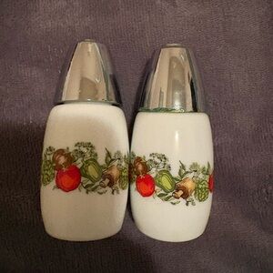 Gemco Vintage Ceramic Salt and Pepper Shakers Spice of life.